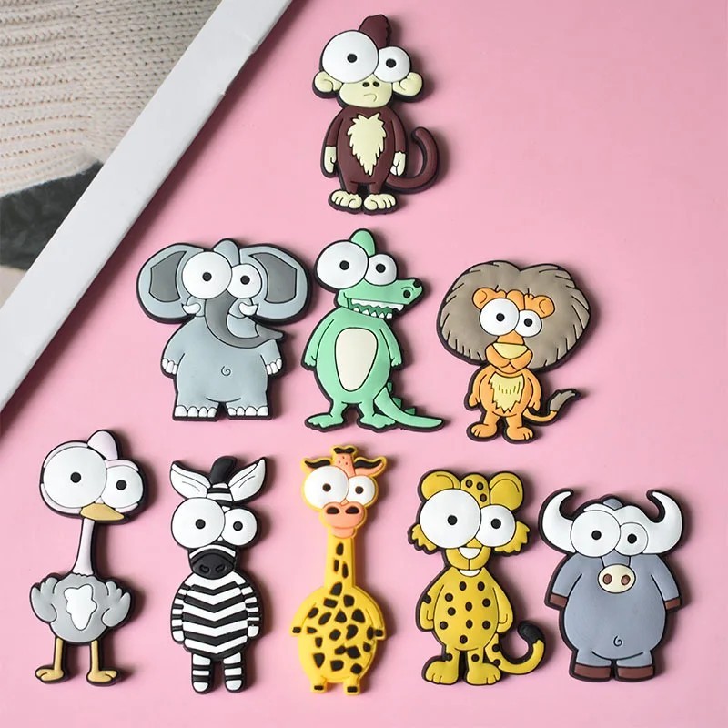 1 set magneți de desene animate pentru decorarea frigiderului magneți amuzanți pentru frigider cu animale pentru copii, litere m