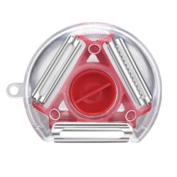 1PC 3 în 1 Magic Trio Peeler Set Slicer Tocător Peeler Julienne Cutter Multi Peel Lame Zestere Răzătoare Accesorii pentru unelte