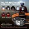 SUPERFIRE Mini far reîncărcabil cu LED Mini lampă frontală de mare putere Lampă frontală cu senzor USB C pentru pescuit de lucru