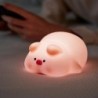 Lumini de noapte cu LED Oaie drăguță Panda Iepure Lampă din silicon, reîncărcabilă prin USB, Decor de noptieră pentru copii, vei