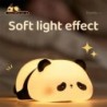 Lumini de noapte cu LED Oaie drăguță Panda Iepure Lampă din silicon, reîncărcabilă prin USB, Decor de noptieră pentru copii, vei