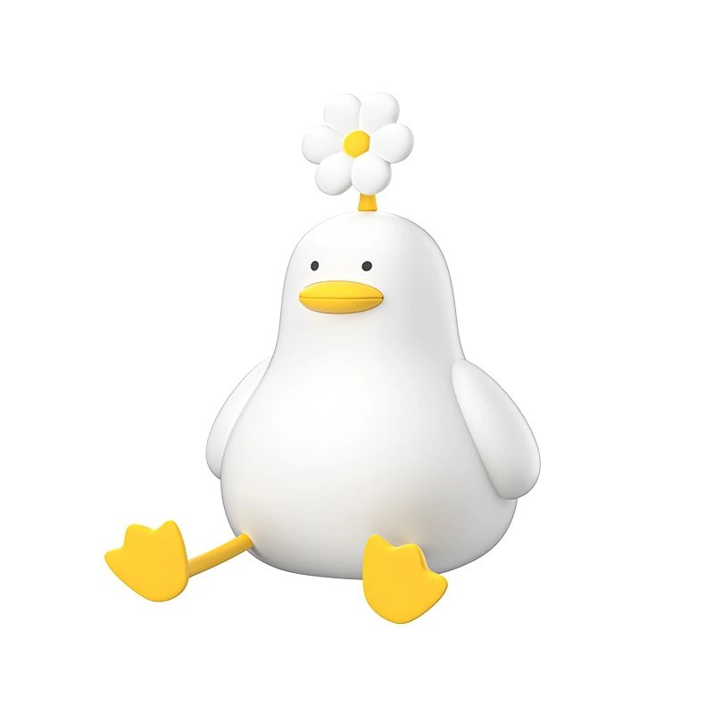 Lumină de noapte cu LED Rață drăguță Animale din desene animate Lampă din silicon pentru copii copil Senzor tactil Timing USB Re Lumină de noapte cu LED Rață drăguță Animale din desene animate Lampă din silicon pentru copii copil Senzor tactil Timing USB Re