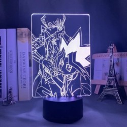 Anime Action Figure LED Night Light Manga Yu Gi Oh Dark Magician Girl pentru Copii Decor Lampă Kawaii Room Decor Light