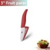 Cuțite din ceramică Cuțite de bucătărie 3 4 5 6 inch Cuțit de bucătar Set de bucătar + decojie lamă din zirconiu alb Mâner multi