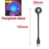 RnnTuu Led USB Lampă de apus de soare Proiector Home Decor Lumină de noapte Lumină portabilă de stare pentru camera de zi Fotogr