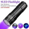Lanternă UV Lanternă de mână cu lumină neagră 395nm Mini detector de lanternă cu lumină pentru pete de urină pentru câini animal