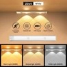 PZSUNLY Lumină dulap cu senzor de mișcare reîncărcabil prin USB Lumină LED pentru iluminat dulap de bucătărie 20cm/30cm/40cm/50C