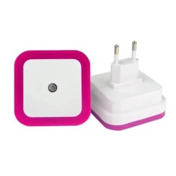 Lumină de noapte LED cu senzor fără fir Conexiune UE Mini lumini de noapte pătrate pentru copii, sufragerie, dormitor, lampă de 
