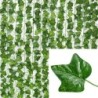 10/2M plantă artificială verde iederă frunze ghirlandă viță de vie agățată verdeață în aer liber decor de perete DIY coroană fal