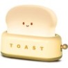 BANDIAN Toast Lumină de noapte LED cu desene animate Decor drăguț pentru casă Lămpi de masă cu pâine Kawaii Lumină portabilă de 