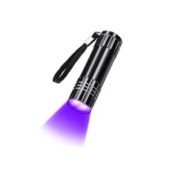Mini lanternă UV Lampă cu ultraviolete 395-400nm Lanterne cu lumină neagră Lanternă UV Detector de lumină UV pentru pete de urin