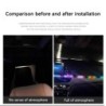 64 de culori USB Car LED Lumină ambientală Benzi acrilice Lumini pentru tabloul de bord RGB Interiorul mașinii Aplicație ascunsă
