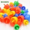 296 bucăți/set cutie de mărgele pentru unghii cu ciuperci din cereale Jocuri de puzzle 3D inteligente Jocuri puzzle pentru copii
