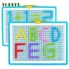 296 bucăți/set cutie de mărgele pentru unghii cu ciuperci din cereale Jocuri de puzzle 3D inteligente Jocuri puzzle pentru copii
