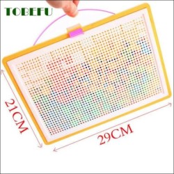 296 bucăți/set cutie de mărgele pentru unghii cu ciuperci din cereale Jocuri de puzzle 3D inteligente Jocuri puzzle pentru copii