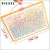 296 bucăți/set cutie de mărgele pentru unghii cu ciuperci din cereale Jocuri de puzzle 3D inteligente Jocuri puzzle pentru copii