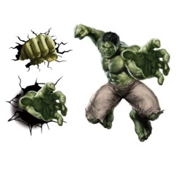Autocolante de perete Spiderman Super Captain America Hulk Heroes pentru camera copiilor Acasă Dormitor Decor PVC Film de desene