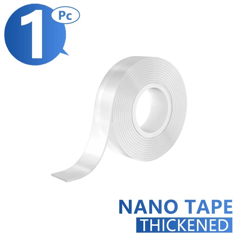 Bandă nano dublă Bandă adezivă decorativă foarte puternică Bandă adezivă transparentă îngroșată și impermeabilă Lucruri utile pe