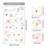 Autocolante de perete cu flori boho acuarelă dormitor sufragerie decor acasă artă decomandate ecologice detașabile picturi mural