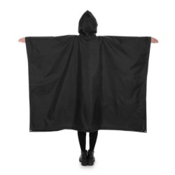 Poncho de ploaie, rezistent la apă, cu glugă, haină de ploaie, covoraș de picnic, pătură, adăpost solar pentru camping în aer li