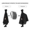 Poncho de ploaie, rezistent la apă, cu glugă, haină de ploaie, covoraș de picnic, pătură, adăpost solar pentru camping în aer li