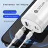 Încărcător de perete Tatal 38W Adaptor de încărcare rapidă PD20W Power3.0 cu cablu USB tip C pentru Xiaomi iPhone Samsung