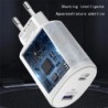 Încărcător de perete Tatal 38W Adaptor de încărcare rapidă PD20W Power3.0 cu cablu USB tip C pentru Xiaomi iPhone Samsung