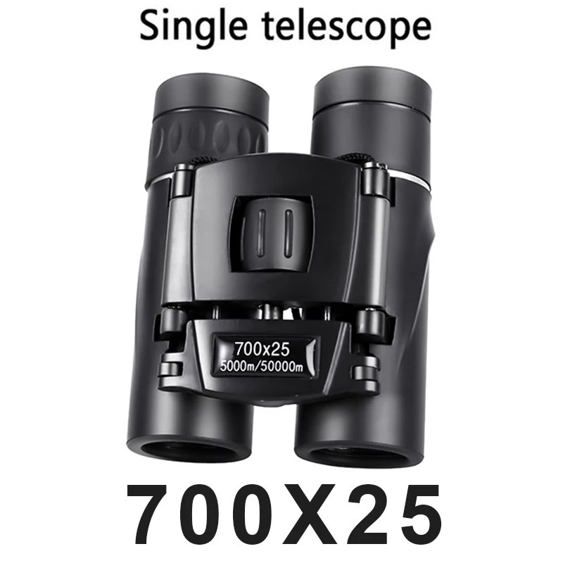 Binoclu portabil puternic cu zoom 700x25 HD Telescop BAK4 cu rază lungă de acțiune Jumelles Binoclu FMC pliabil pentru vânătoare