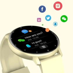 Ceas inteligent LIGE Bărbați Femei Ecran tactil complet Ceas Sport Fitness Bărbați IP67 Bluetooth impermeabil pentru Android IOS