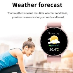 Ceas inteligent LIGE Bărbați Femei Ecran tactil complet Ceas Sport Fitness Bărbați IP67 Bluetooth impermeabil pentru Android IOS