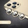 1-3 set de sticlă de protecție a obiectivului camerei cu inel metalic pentru iPhone 11 12 13 14 15 Pro Max Mini Plus Film pentru
