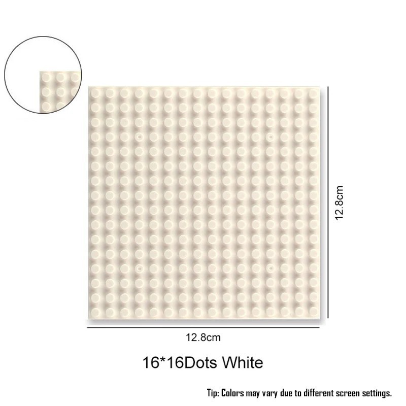 Placă de bază 32*32 16X32 16X16 puncte Blocuri de construcție Placă de bază DIY Placă de plastic Cărămidă clasică Accesorii Jucă