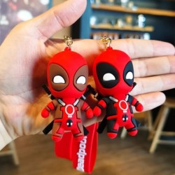 Marvel Cute Doll Pandantiv Figurine Anime Deadpool Q Versiune Moda Rucsac Breloc Cuplu Geanta Breloc Pandantiv Cadouri de aniver