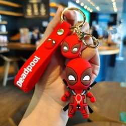 Marvel Cute Doll Pandantiv Figurine Anime Deadpool Q Versiune Moda Rucsac Breloc Cuplu Geanta Breloc Pandantiv Cadouri de aniver