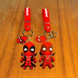 Marvel Cute Doll Pandantiv Figurine Anime Deadpool Q Versiune Moda Rucsac Breloc Cuplu Geanta Breloc Pandantiv Cadouri de aniver