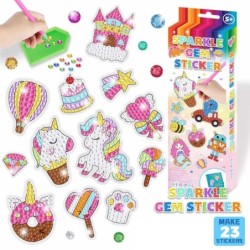 Kit de autocolante pentru pictura cu diamante GEM 5D de bună calitate, pentru copii, lucrate manual cu instrumente de pictură DI