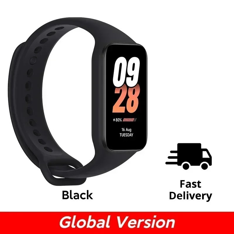 [World Premiere]New Xiaomi Mi Band 8 Active Global Version 1.47" Display 50+ Fitness Modes Heart Rate SpO2 Monitoring Smart band