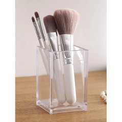 Organizator de machiaj Cutie de depozitare pentru ruj transparent Suport pentru luciu de buze pentru unghii Suport de afișare Su