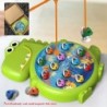 Dinozaur Jucării de pescuit magnetice simple Jucării de pescuit cu tijă Jucării pentru copii Bebeluși Montessori cu tije Cadou e