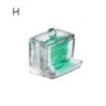 Cutie de depozitare din acril cu capac Suport Qtip Dozator Borcan de plastic transparent Organizator de machiaj Organizare de de