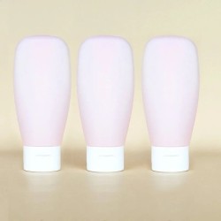 3 buc/lot sticle reîncărcabile PE 60 ml 100 ml loțiune gel de duș recipient șampon tub de stoarcere sticle goale recipient instr