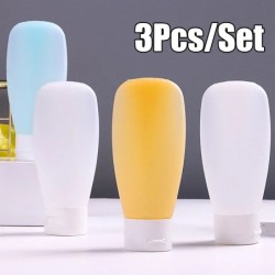 3 buc/lot sticle reîncărcabile PE 60 ml 100 ml loțiune gel de duș recipient șampon tub de stoarcere sticle goale recipient instr