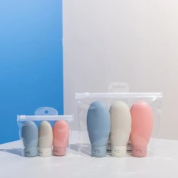 3 buc 30/60/100 ml sticle portabil reîncărcabile mini tub de stoarcere sticla goală cremă moale recipient pentru loțiune șampon 