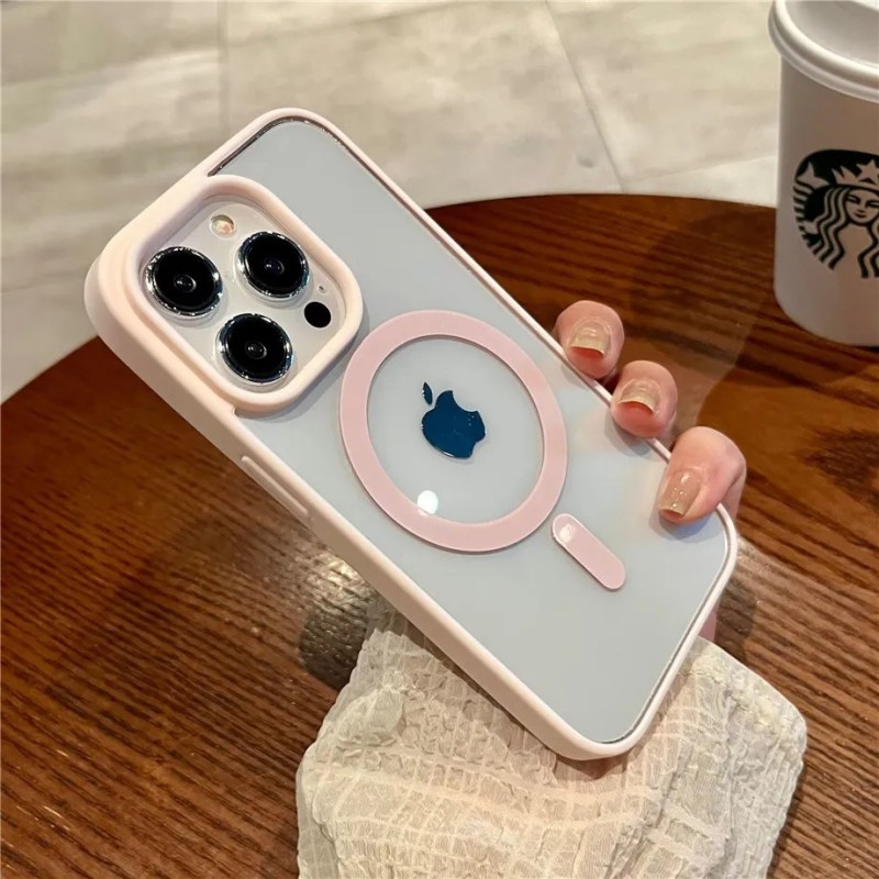Încărcare fără fir magnetică de lux pentru husă Magsafe pentru iPhone 16 15 14 Plus 13 12 11 Pro Max husă transparentă antișoc Încărcare fără fir magnetică de lux pentru husă Magsafe pentru iPhone 16 15 14 Plus 13 12 11 Pro Max husă transparentă antișoc