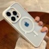 Încărcare fără fir magnetică de lux pentru husă Magsafe pentru iPhone 16 15 14 Plus 13 12 11 Pro Max husă transparentă antișoc