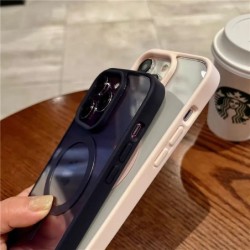 Încărcare fără fir magnetică de lux pentru husă Magsafe pentru iPhone 16 15 14 Plus 13 12 11 Pro Max husă transparentă antișoc