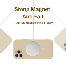 Husă de încărcare fără fir magnetică Magsafe pentru iPhone 15 16 14 13 12 11 Pro Max Mini XR XS Plus Husă curea din silicon lich