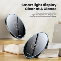 Toocki 15W încărcător fără fir Stație de încărcare rapidă fără fir pentru iPhone 15 14 13 12 Samsung Galaxy S23 S22 S21 S20 Airp