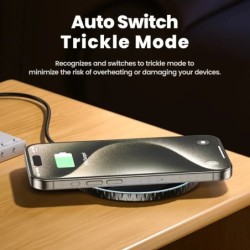 Toocki 15W încărcător fără fir Stație de încărcare rapidă fără fir pentru iPhone 15 14 13 12 Samsung Galaxy S23 S22 S21 S20 Airp