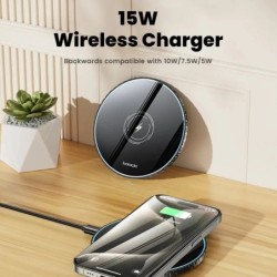 Toocki 15W încărcător fără fir Stație de încărcare rapidă fără fir pentru iPhone 15 14 13 12 Samsung Galaxy S23 S22 S21 S20 Airp